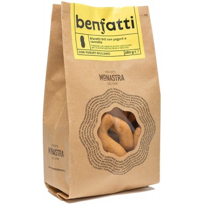 Benfatti biscuits with Yogurt and Organic Cinnamon