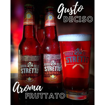 Birra dello Stretto La Rossa - Messina-Brauerei