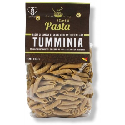 Penne rigate à l'ancienne farine de blé dur sicilienne Tumminia