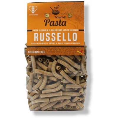 macaroni rayé à la farine de blé ancienne sicilienne Russello