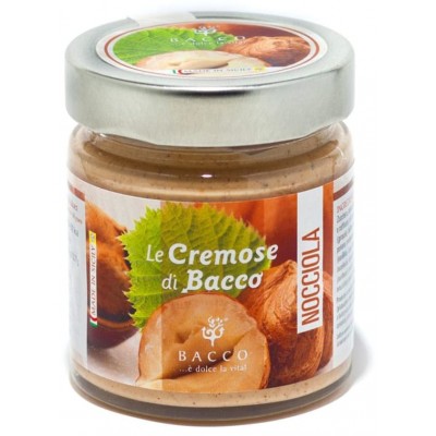 Crème de noisette sucrée à tartiner - Cremose de Bacco