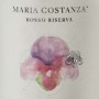 Etichetta Maria Costanza Rosso Riserva Milazzo