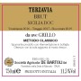 Zurück Etikett Terzavia Classic Method Nature Marco De Bartoli