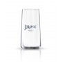 Bicchiere trasparente con logo J.Rose contenuto all'interno del box