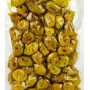 Nocellara Etnea green olives crushed in peasant style