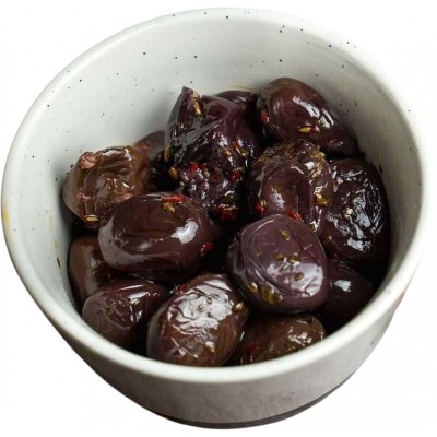 Olive nere siciliane condite alla contadina